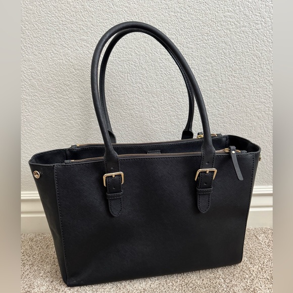 Kate Spade Black Leather Tote Bag - Picture 2 of 7